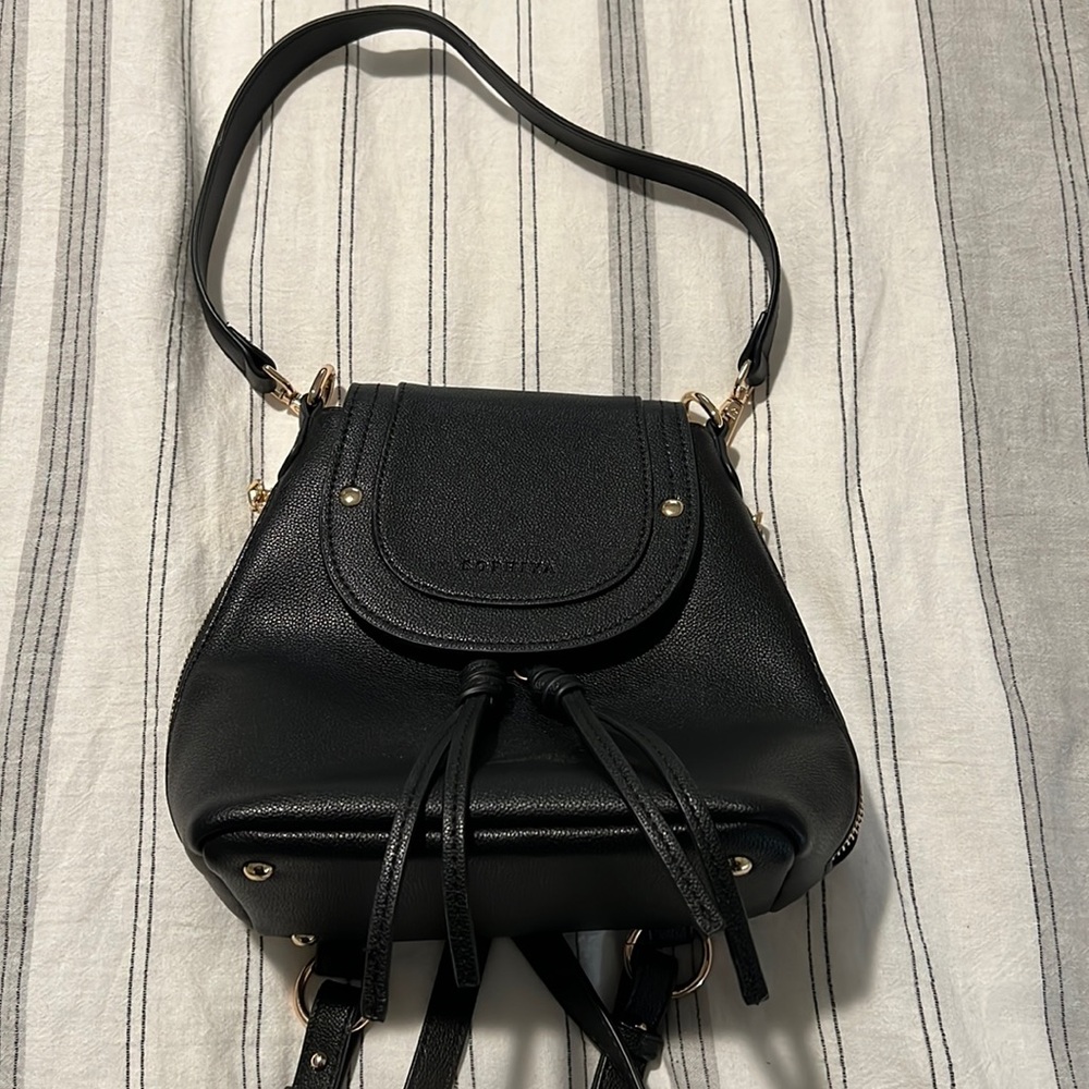 Sophiya - Zoe Convertible Small Backpack (Black)